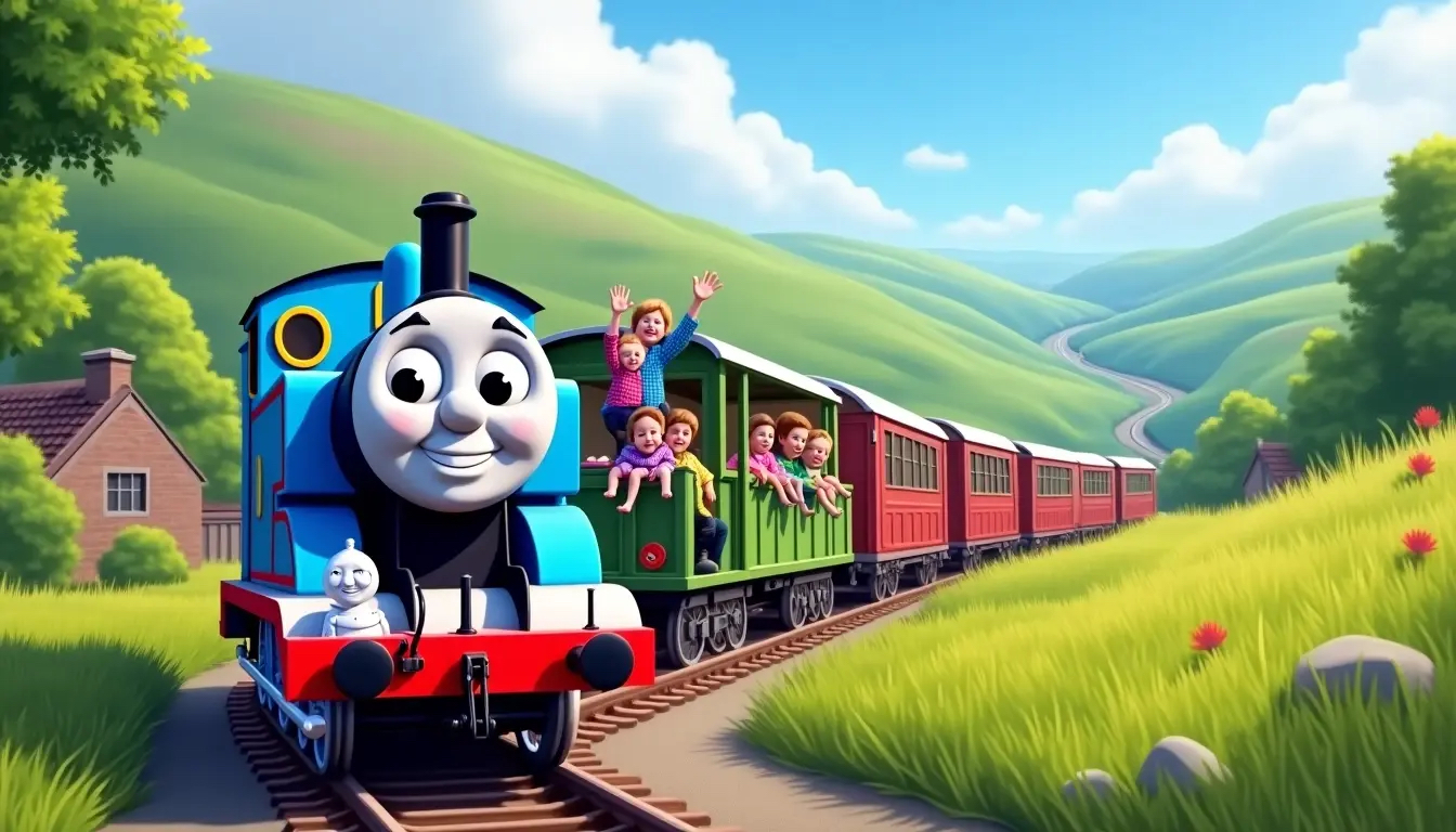 A day out with Thomas the Tank Engine in Llangollen